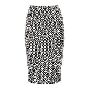 Pencil skirt polka dot